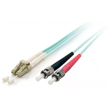 Equip LC/ST LWL-Patchkabel, OM3, 10m, 10 m, OM3, LC, ST