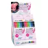 Wedo Silver Outline Marker-Set, 6 Stück, verschiedene Farben (Schwarz, Blau, Cyan, Grün, Orange, Silber)