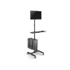 Multimedia-Wagen Equip 17 Zoll-32 Zoll Einzelmonitor Mobile Workstation