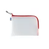Hard pencil case HERMA 20008 Red Transparent