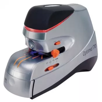 Rexel Optima 70 Elektrohefter EU, 70 Blatt, Schwarz, Silber, 2,37 kg, 215 mm, 400 mm, 172 mm