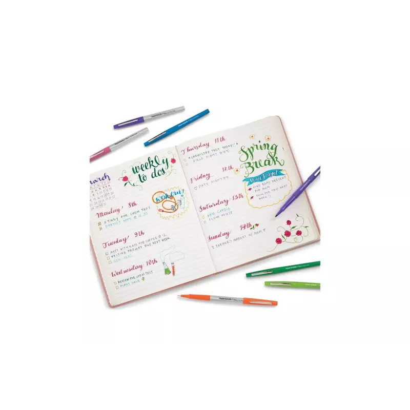 Filzstift Medium Papermate Flair Mehrfarbig 16 Stk.