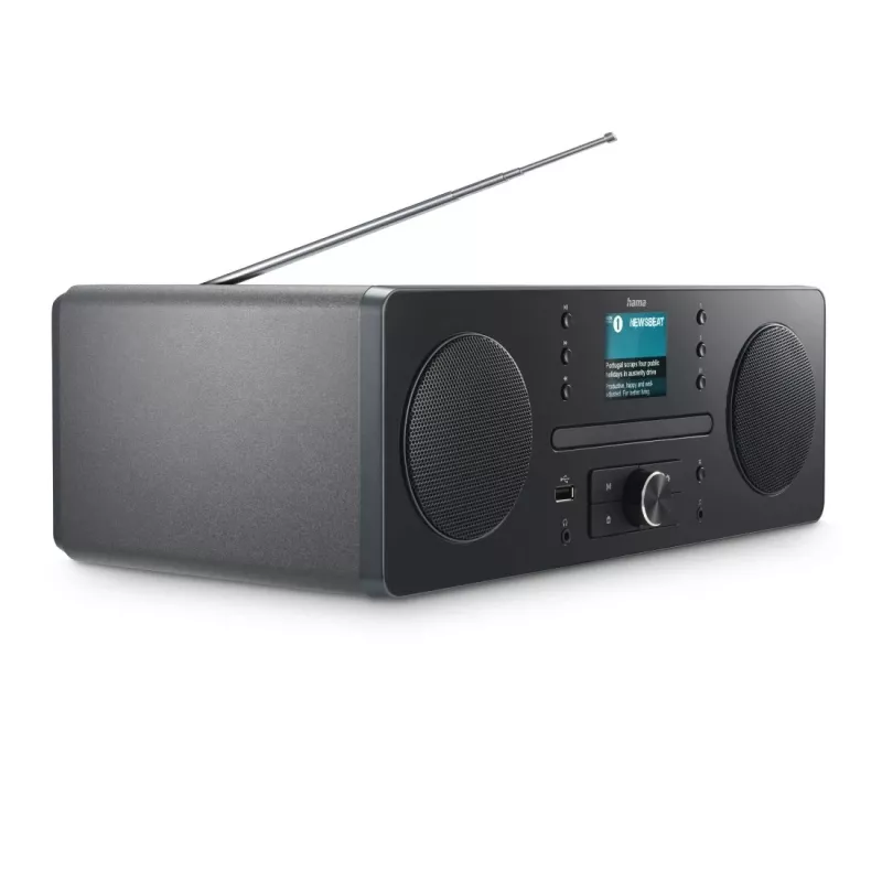 Hama 00054254 Radio Persönlich Digital Schwarz, Grau
