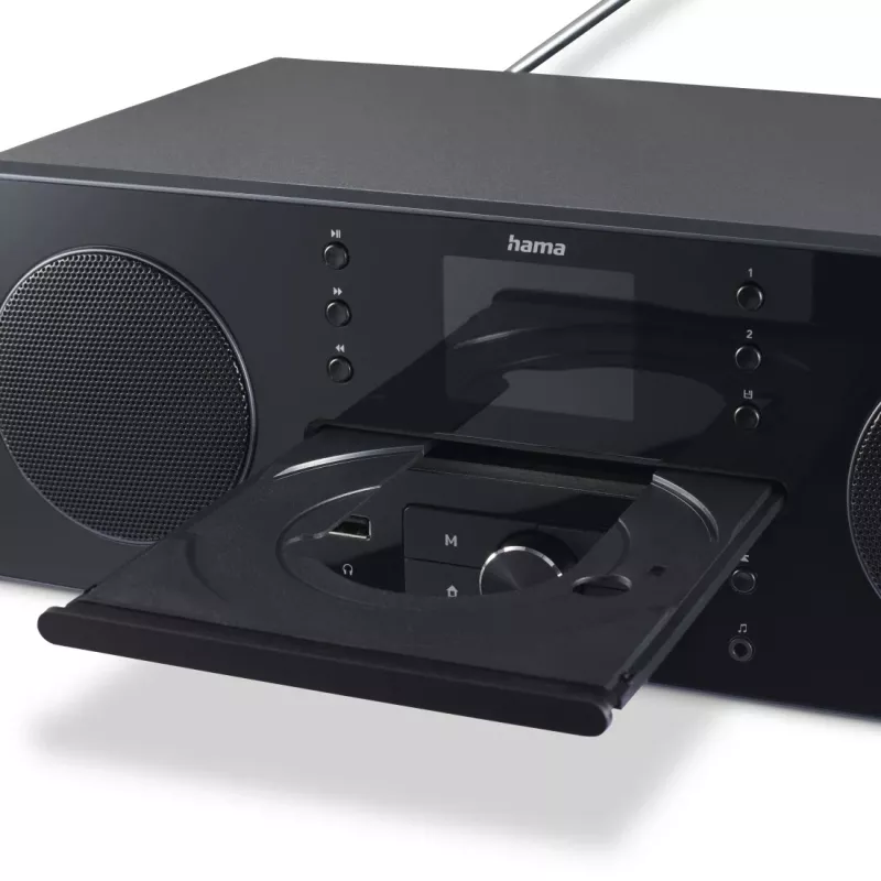 Hama 00054254 Radio Persönlich Digital Schwarz, Grau