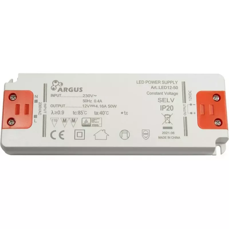 LED-Treiber Inter-Tech LED12-50 50W IP20 100000h