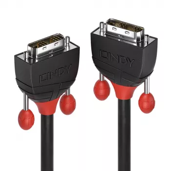 Lindy 5m DVI-D Single Link Kabel, Black Line, 5 m, DVI-D, DVI-D, Stecker, Stecker, Schwarz