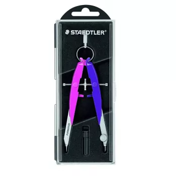 Staedtler Mars comfort 556 00-N2 Präzisionszirkel, Neonpink/Violett