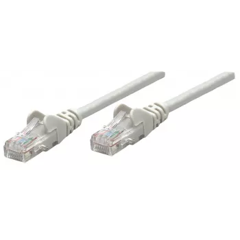 Intellinet Netzwerk-Patchkabel, Cat6A, 20m, Grau, Kupfer, S/FTP, LSOH / LSZH, PVC, RJ45, vergoldete Kontakte, rastnasenschutz, gespritzt, lebenslange Garantie