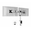Durable SELECT Monitorhalterung 509523 für 2 Monitore, Tischhalterung, Silber