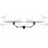Durable SELECT Monitorhalterung 509523 für 2 Monitore, Tischhalterung, Silber