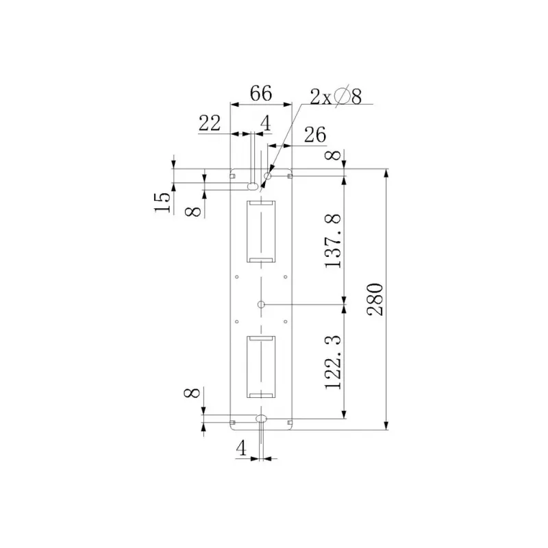 Montagearm Multibrackets M VESA Flexarm Thin Schwarz