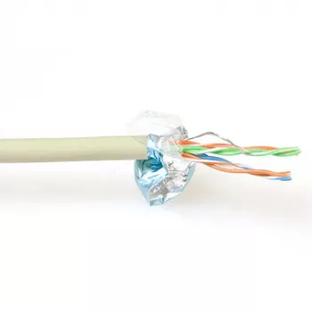 Patchkabel ACT CAT5E F/UTP LSZH Litze Elfenbein 500m