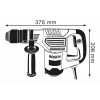 Bosch Professional GSH 3 E SDS-plus Meißelhammer, 650 W, 2,6 J, inkl. Koffer
