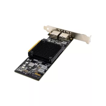 Netzwerkadapter MicroConnect PCIe x8 Dual RJ45 10 GbE X550, PCIe x8, Dual RJ45 10GbE