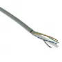 ACT Cat 6 F/UTP Verlegekabel, PVC, CPR Euroklasse ECA, 24AWG, grau 500 Meter