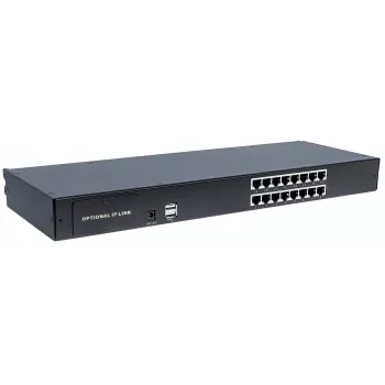 Intellinet Modularer 16-Port CAT5 VGA KVM-Switch, zur Verwendung mit den Produktnummern 507622, 507738, 507981, 507998, 508025, 508032, 508049 & 508056