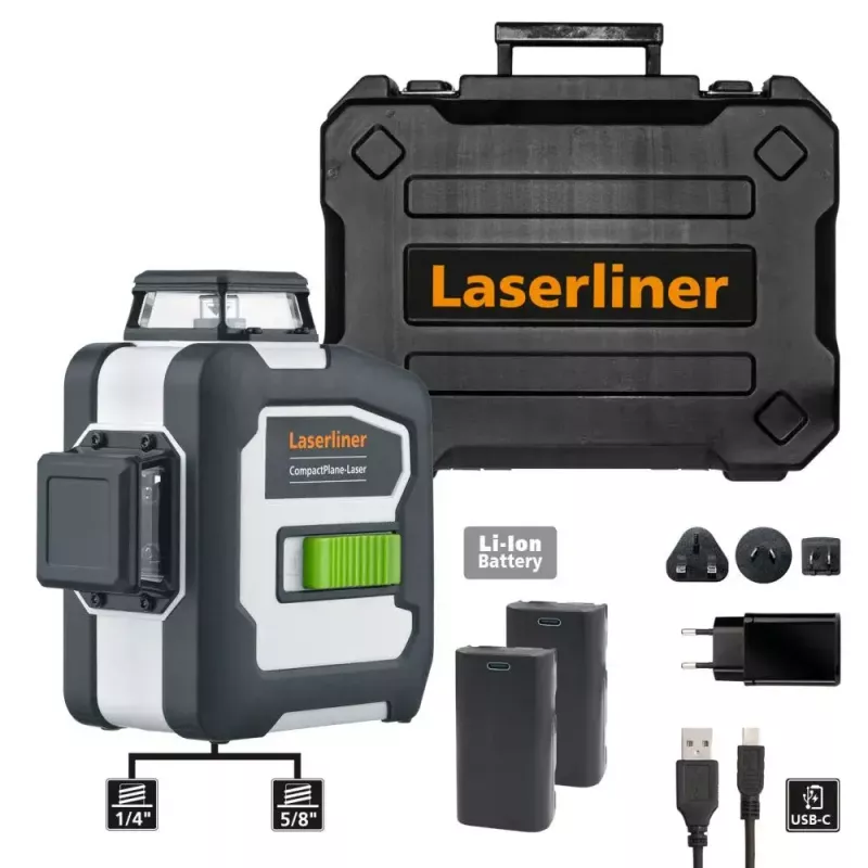 Laserliner CompactPlane 3G Pro Kreuzlinienlaser, 30 m (036.295A)