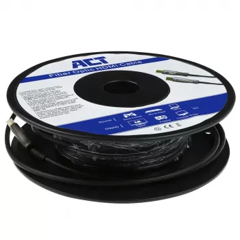 ACT 100 Meter HDMI Premium 4K aktives optisches Kabel v2.0 HDMI-A Stecker - HDMI-A Stecker