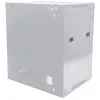 Intellinet 19-Zoll-Netzwerkschrank - Wandmontage (Standard), 9HE, 600 mm tief, Grau, Flatpack, max. 60 kg, auch als Tisch- oder Standgerät nutzbar, nutzbare Tiefe 410 mm, Metall- & Glastür, Rückwand, abnehmbare Seiten, Teile zur Wandmontage (z. B. Schrauben/Dübel) nicht enthalten