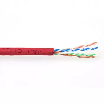Patchkabel ACT CAT6A U/UTP PVC 305 m Rot