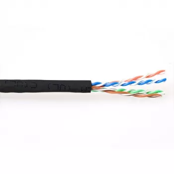 Patchkabel ACT CAT6A U/UTP PVC 305m Schwarz