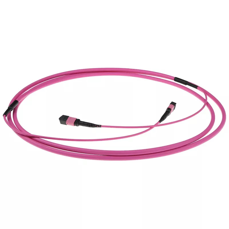 ACT 25 Meter Multimode 50/125 OM4(OM3) Polarität A Glasfaser-Trunkkabel mit MTP/MPO Buchsen