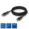 ACT 25 Meter DisplayPort 1.4 Aktives Optisches Kabel 8K mit abnehmbarem Stecker