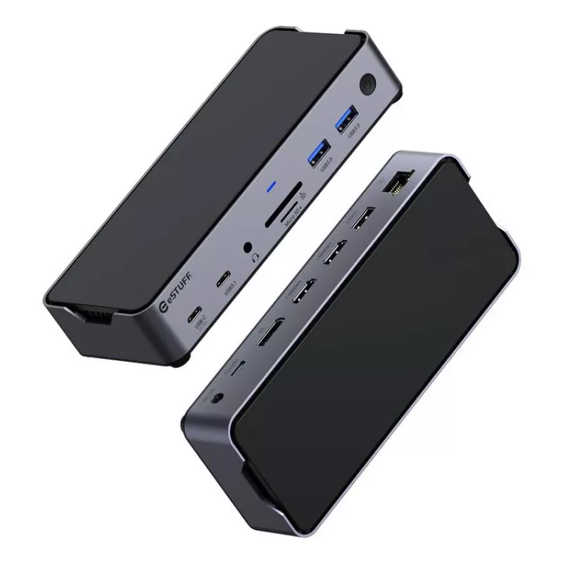eSTUFF GLB232006 Triple-USB-C-Dockingstation