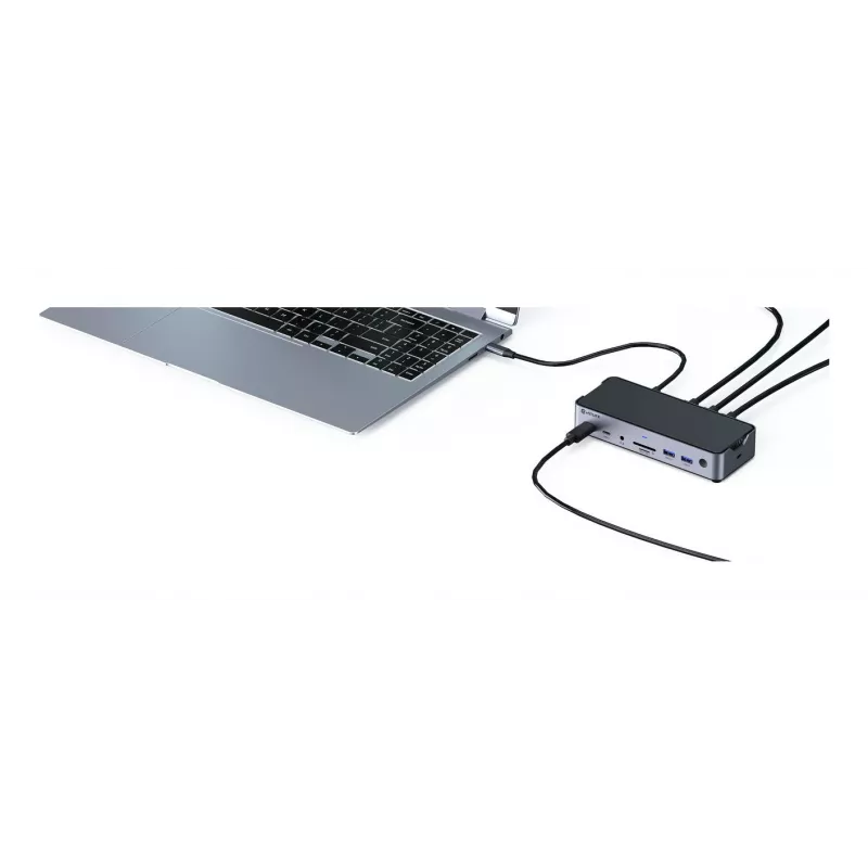 eSTUFF GLB232006 Triple-USB-C-Dockingstation