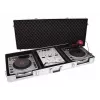 Roadinger Universal-Konsole DIGI-2 2xCD/1xM-12, schwarz