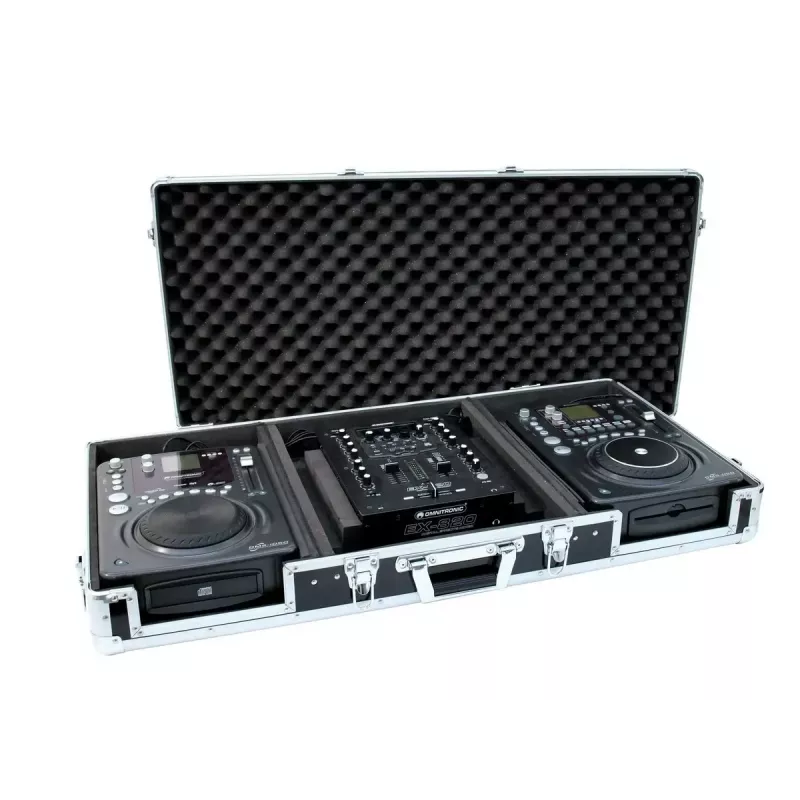 Roadinger Universal-Konsole DIGI-1 2xCD/1xM-12, schwarz