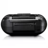 Lenco SCD-6900 tragbarer CD-Player mit Radio, schwarz/silber