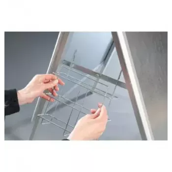 FRANKEN Standard-Posterständer BSA1, DIN A1 594 x 841 mm, 4-Bein-Rahmen, Indoor/Outdoor