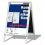 FRANKEN Standard-Posterständer BSA1, DIN A1 594 x 841 mm, 4-Bein-Rahmen, Indoor/Outdoor