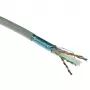 ACT Cat 6 F/UTP Verlegekabel, massiv, PVC, CPR-Euroklasse ECA, 24 AWG, grau, 305 Meter