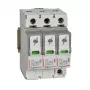 Legrand 412272 SPD Überspannungsschutzgerät, Typ 1+2, 12,5 kA, 3P+FM, 3 Module