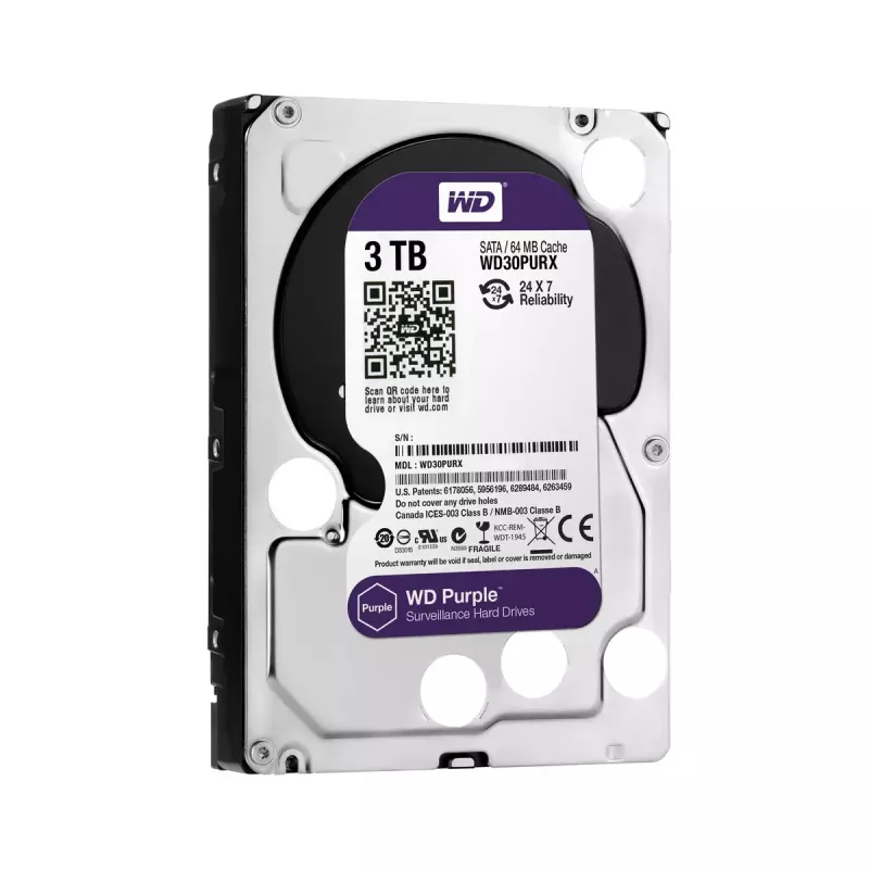 HDD Western Digital 3 TB 3,5 Zoll SATA WD30PURX