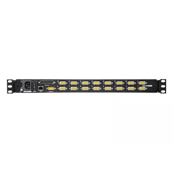 ATEN 16-Port 17 Zoll LCD KVM Switch over IP (USB - PS/2 VGA) mit USB-Peripherieanschluss