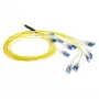 ACT 5m Singlemode 9/125 OS2 vorkonfektioniertes Glasfaserkabel 24F LC Polarity Twist