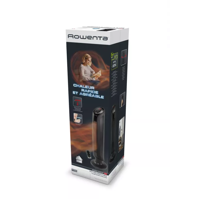 Rowenta Intense Comfort Hot SO9420 Indoor Schwarz 2400 W Ventilator-Elektroheizgerät
