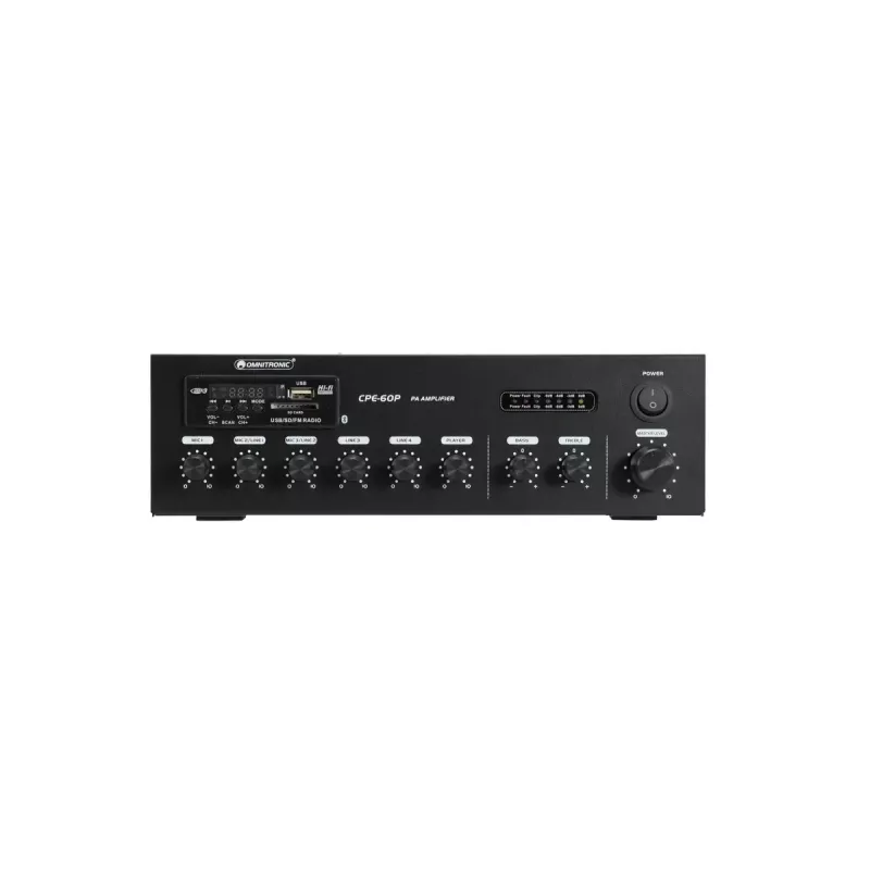 Audio-Verstärker Omnitronic 80709606 Performance/Bühne Schwarz
