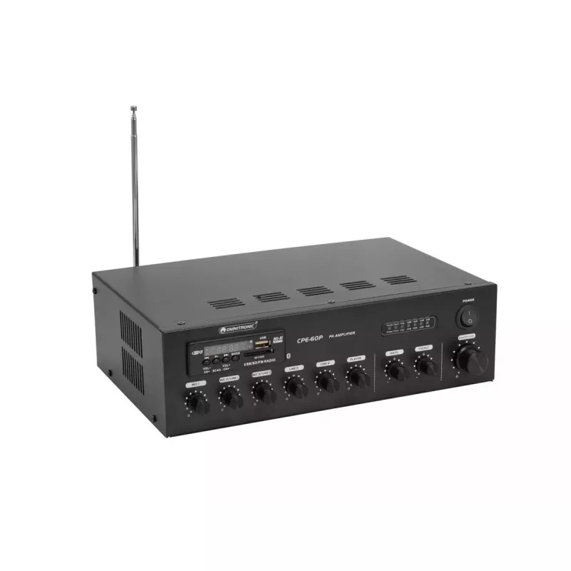 Audio-Verstärker Omnitronic 80709606 Performance/Bühne Schwarz