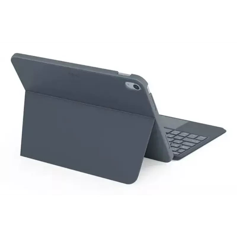 Epico Tastaturhülle mit Hintergrundbeleuchtung 43811101300017 für iPad 10.2, Grau