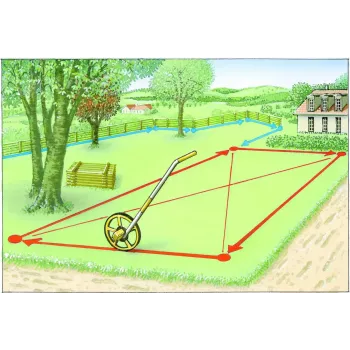 Laser-Entfernungsmessrad Laserliner RollPilot D12