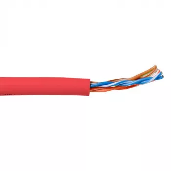 Patchkabel ACT CAT5E U/UTP Litze Rot 305 m