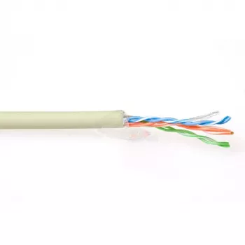 Patchkabel ACT CAT5E F/UTP LSZH Litze Elfenbein 305m