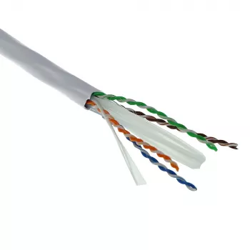 ACT Cat 6A U/UTP festes Installationskabel, PVC Eca 23AWG grau 305 Meter