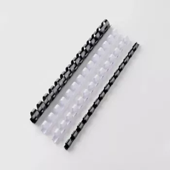 GBC CombBind Binderücken 8 mm A5 14 R, Schwarz, 45 Blatt, Polyvinylchlorid (PVC), A5, 100 St.