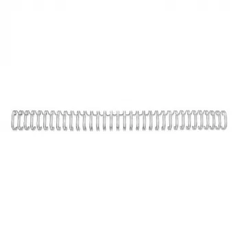 GBC WireBind-Binderücken 3:1 NO5 8mm A4, Silber, 3 Blatt, Metall, A4, 8 mm, 318 mm