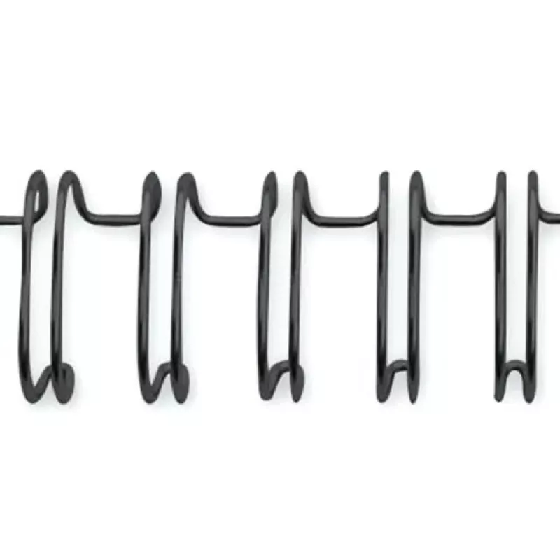 GBC WireBind RG810597 Bindedrähte, 8 mm, 34 Ringe, A4, 70 Blatt, 100 Stk., silber